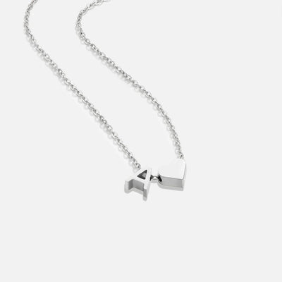 Ewige Liebe & Brief Zilveren Halsketting