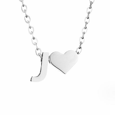 Ewige Liebe & Brief Zilveren Halsketting