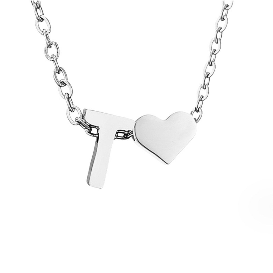 Ewige Liebe & Brief Zilveren Halsketting