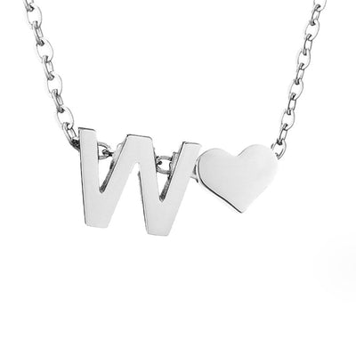 Ewige Liebe & Brief Zilveren Halsketting
