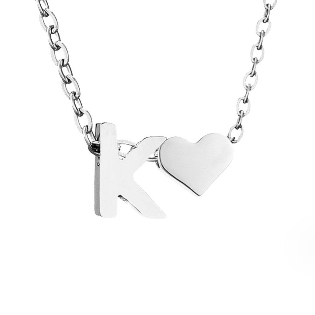 Ewige Liebe & Brief Zilveren Halsketting