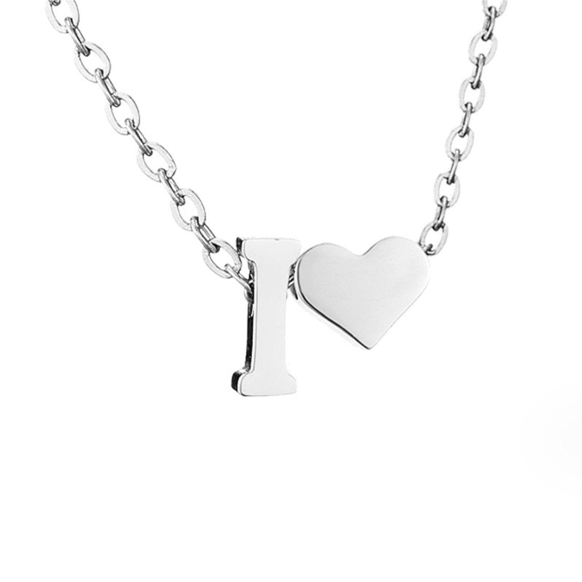 Ewige Liebe & Brief Zilveren Halsketting