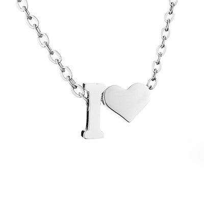 Ewige Liebe & Brief Zilveren Halsketting