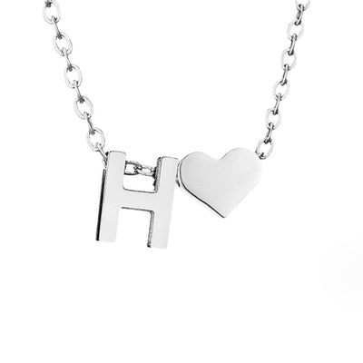 Ewige Liebe & Brief Zilveren Halsketting