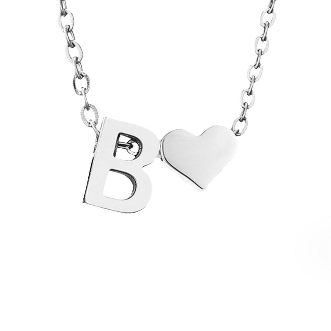 Ewige Liebe & Brief Zilveren Halsketting