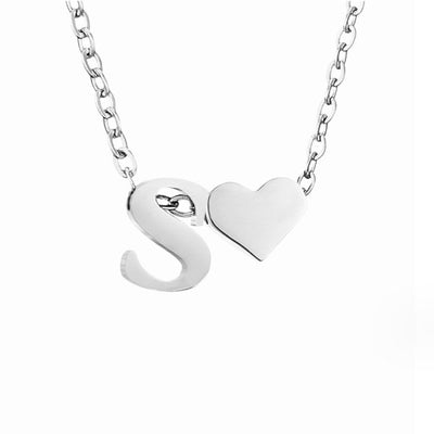 Ewige Liebe & Brief Zilveren Halsketting