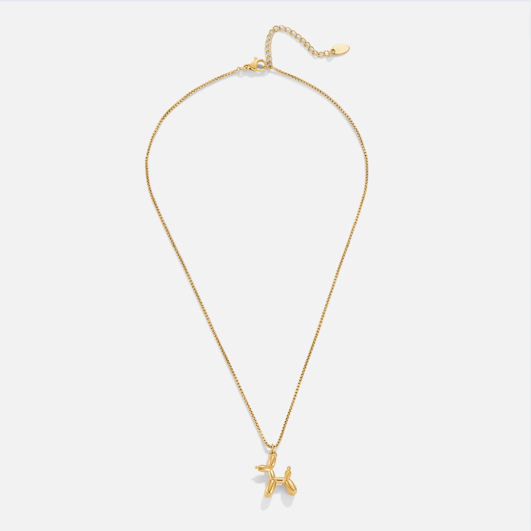 Gouden Ballon-Dier-Halsketting