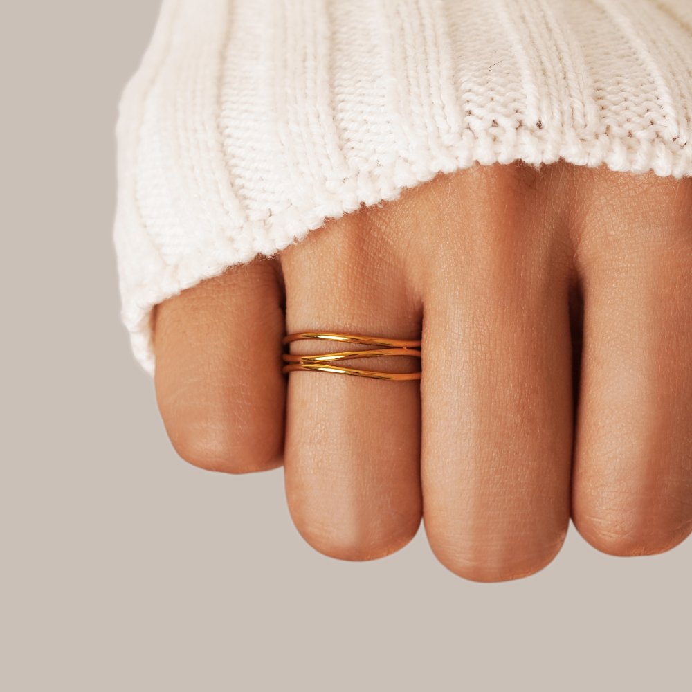 Infinity Loop - Gouden Ring