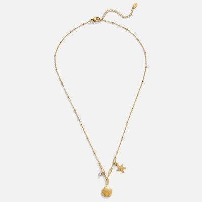 Gouden Schelp & Zeester Hanger