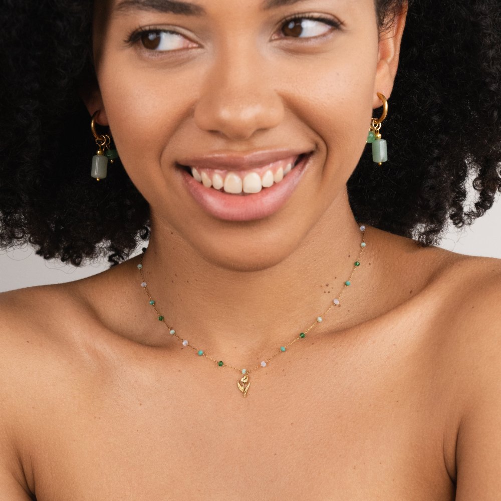 Gouden Tulpenparelketting