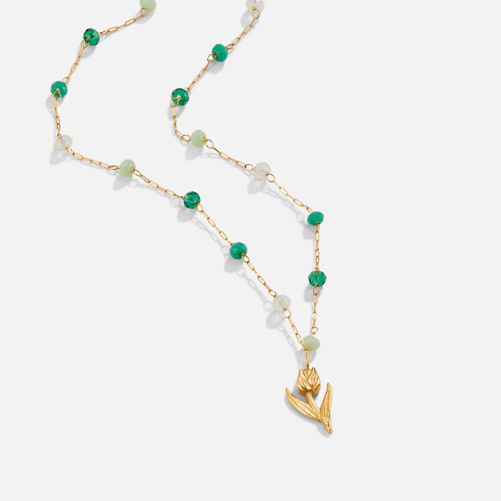 Gouden Tulpenparelketting
