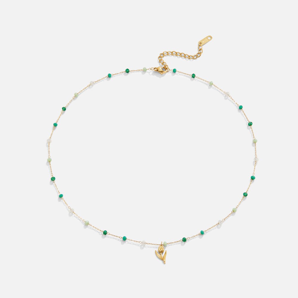 Gouden Tulpenparelketting