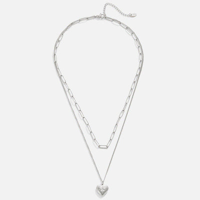 Hart & Paperclip Ketting