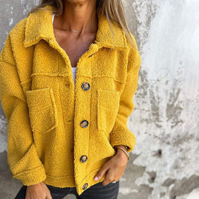 Annie | Trendy jas met zachte stof