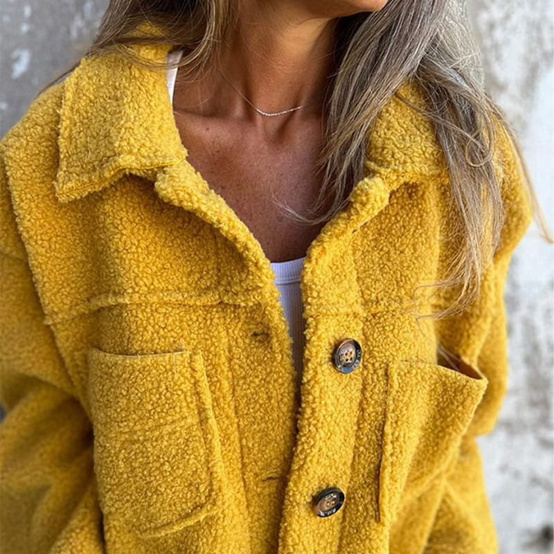 Annie | Trendy jas met zachte stof