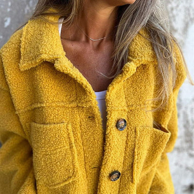 Annie | Trendy jas met zachte stof