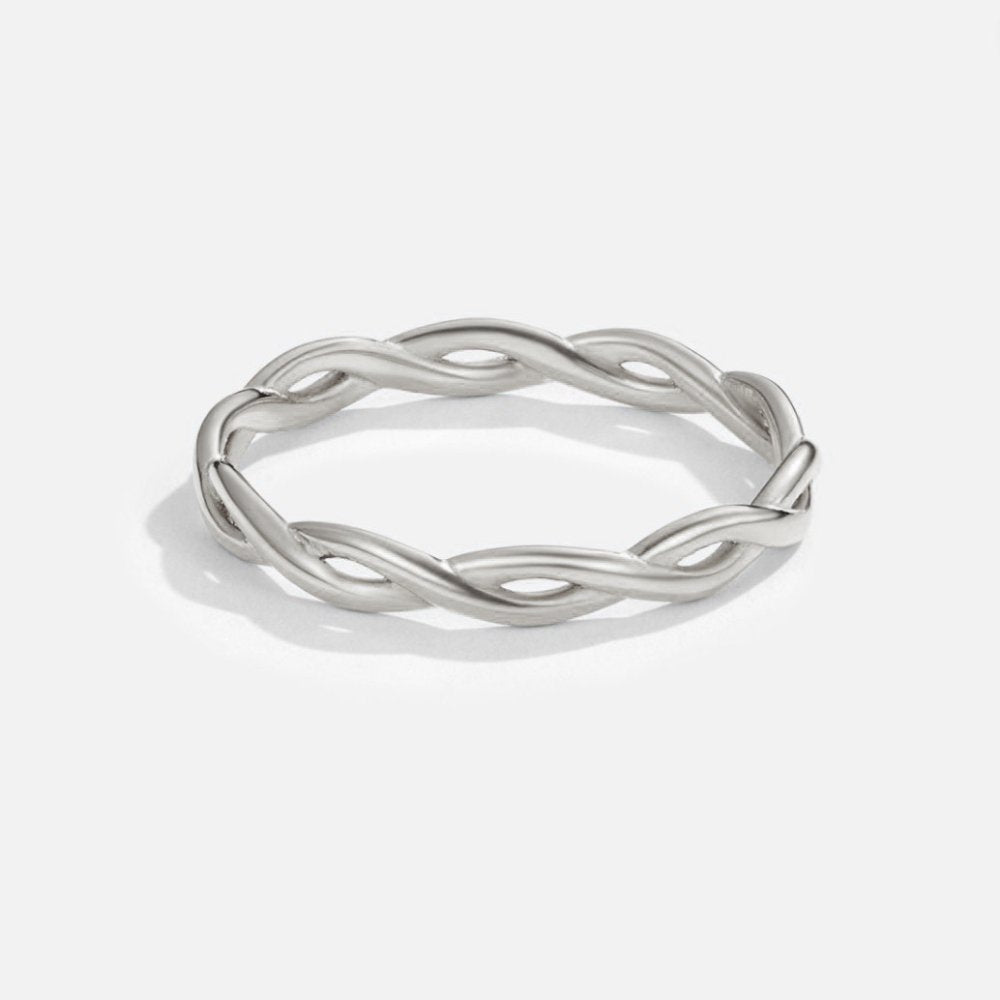 Infinity 18K Zilveren Draai-Ring