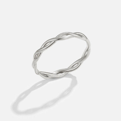 Infinity 18K Zilveren Draai-Ring