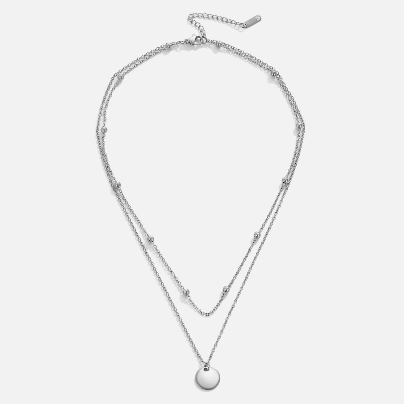 Laag-halsketting Zilver