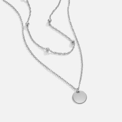 Laag-halsketting Zilver