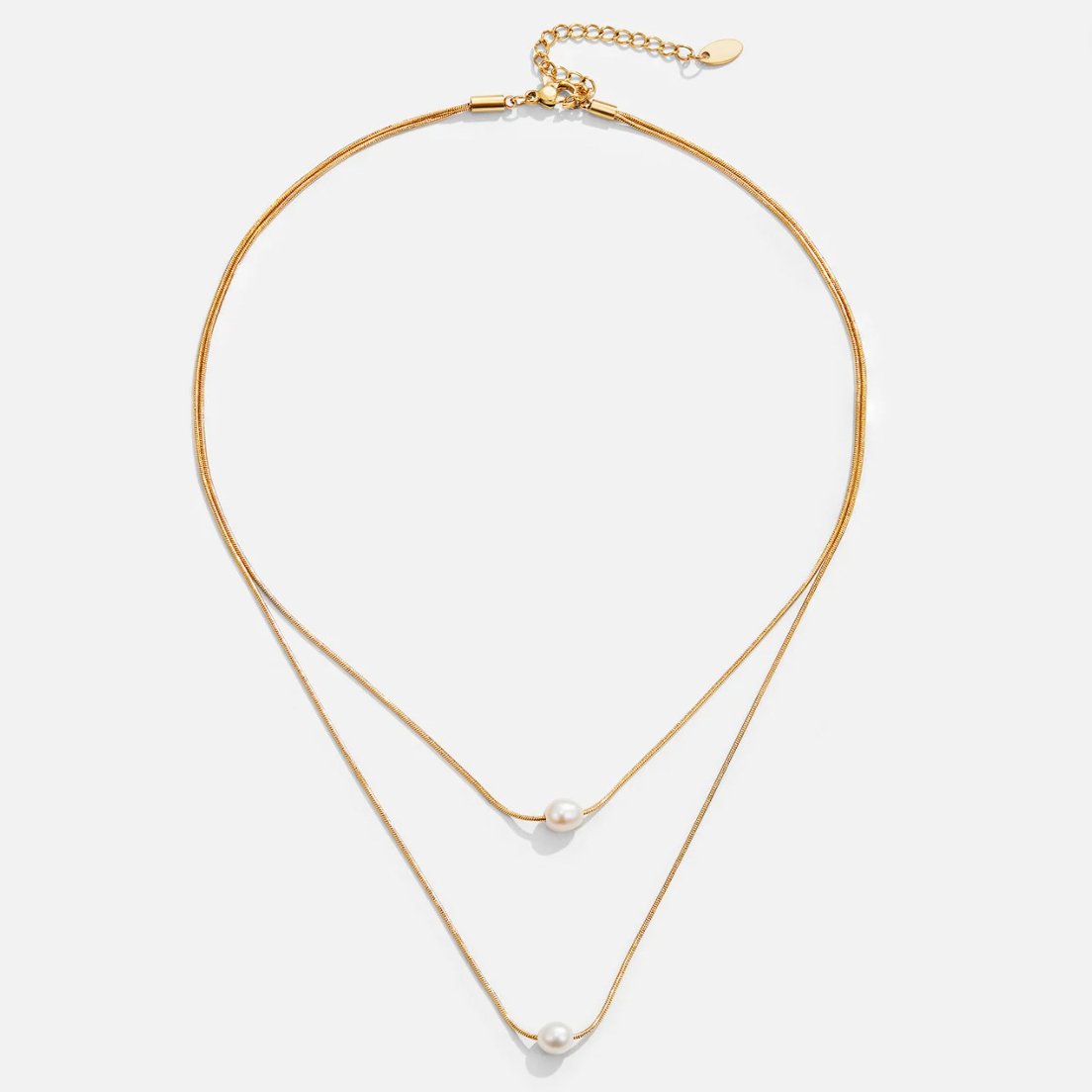 Gelaagde zoetwaterparelketting