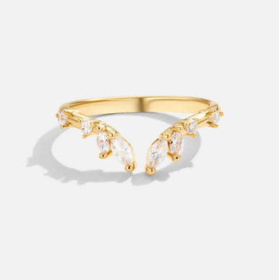 Vrede - Kristal Gouden Ring