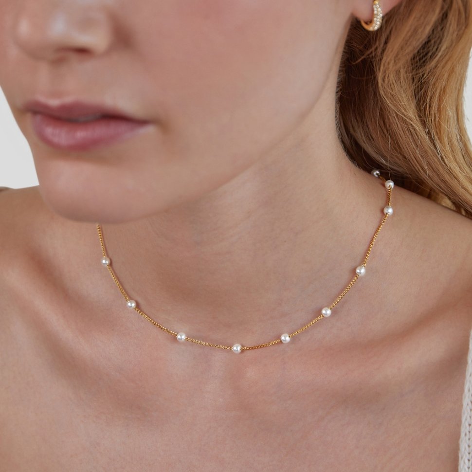 Reine Gouden Parelsnoer