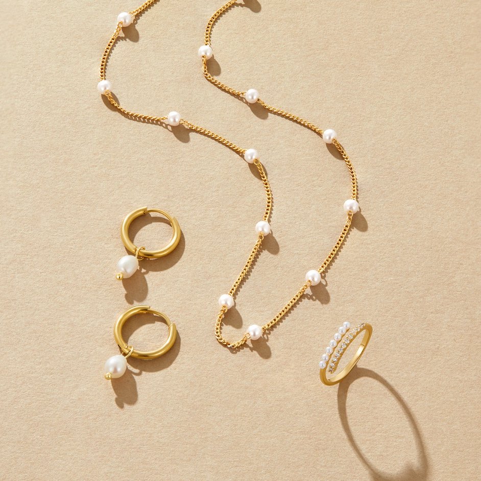 Reine Gouden Parelsnoer