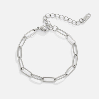 Bureauclip Zilveren Armband