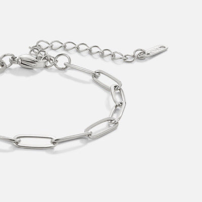Bureauclip Zilveren Armband