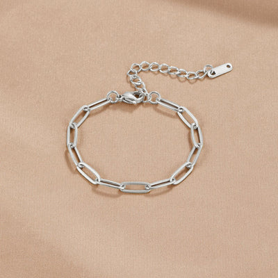 Bureauclip Zilveren Armband