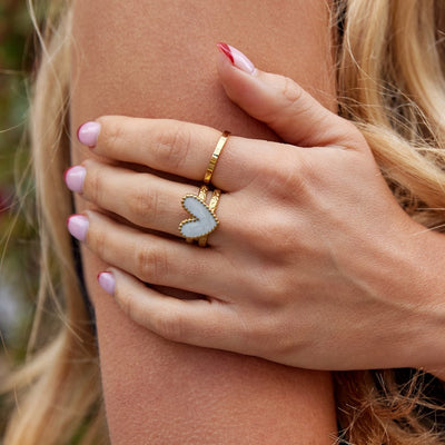 'Pure Heart' Gouden Ring