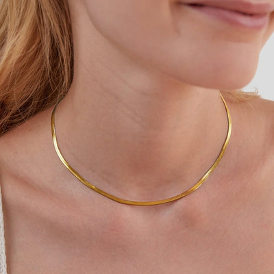 Slangenketting Gouden Halsketting