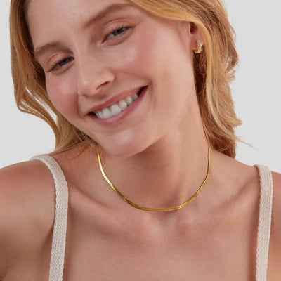 Slangenketting Gouden Halsketting
