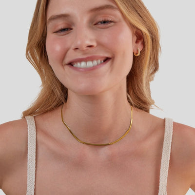 Slangenketting Gouden Halsketting