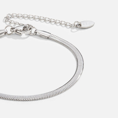 Sarya Snake Chain Zilveren Armband
