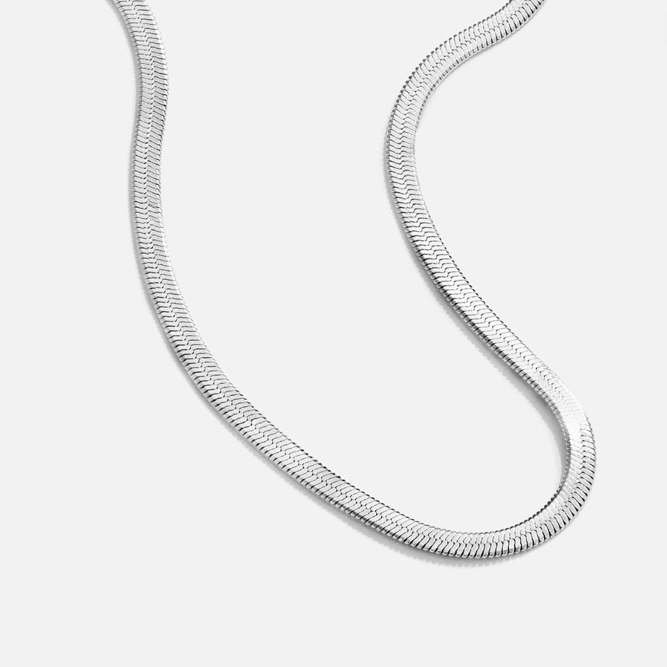 Sarya Slangenketting Zilveren Halsketting