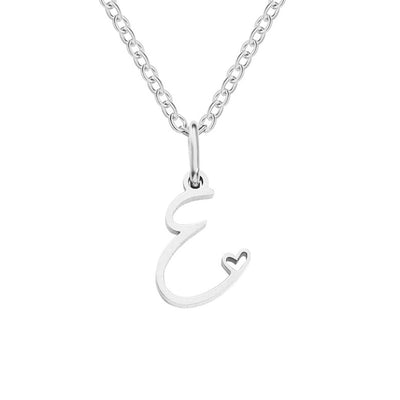 Zilveren Letters-Hart-Halsketting