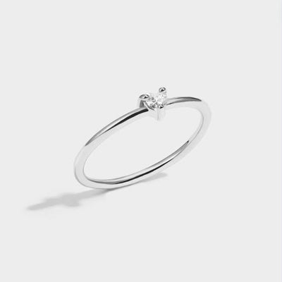 'Kleine Liebe' Kristallen Hartring