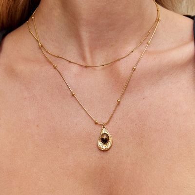 Tigerstein Hanger Ketting