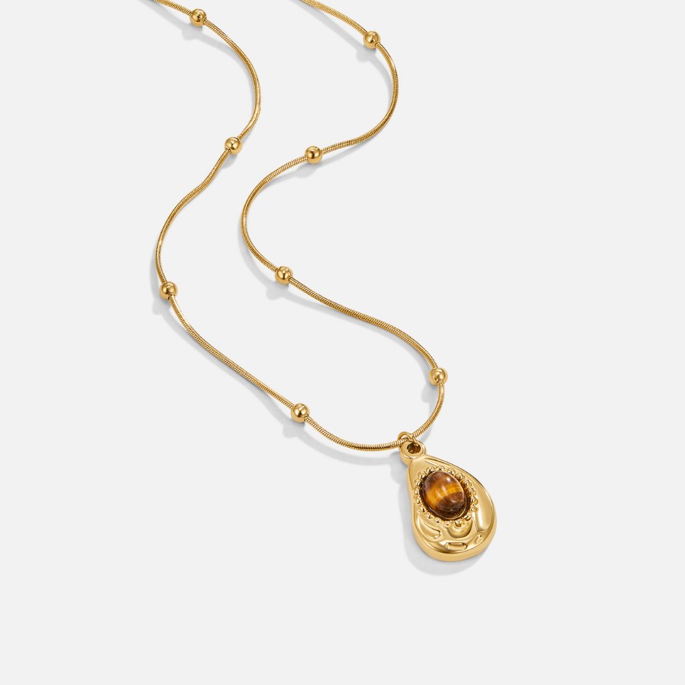 Tigerstein Hanger Ketting