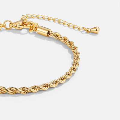 Verdraaide Chic Gouden Armband