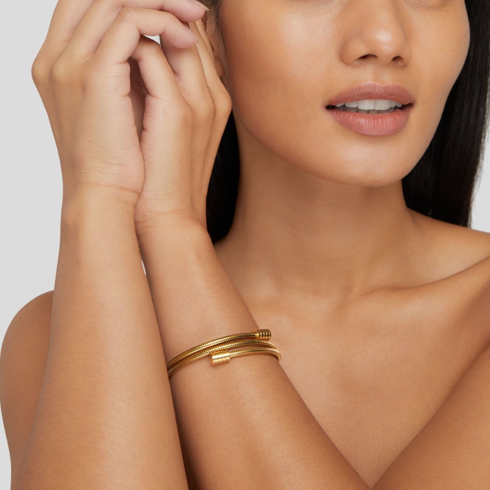 Verdraaide Gouden Armband